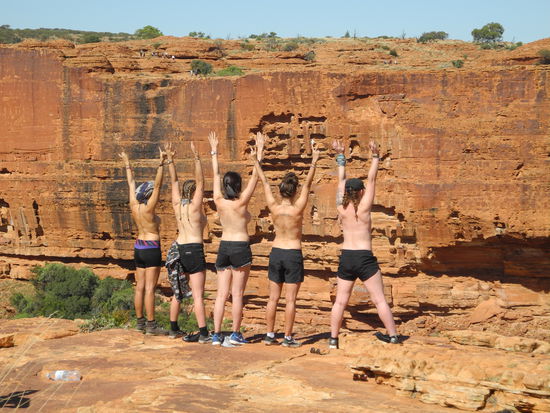 Die "Kalendergirls" sind auch da!