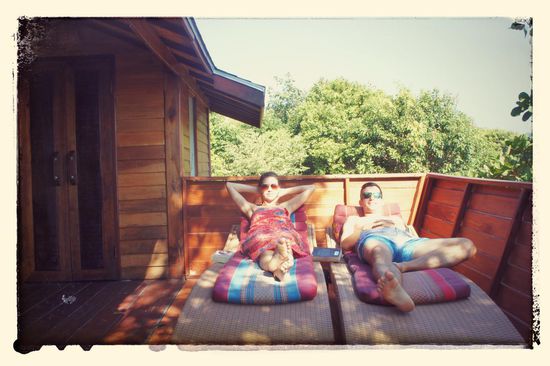 Letztes "Chilleny" auf unserem Balkon