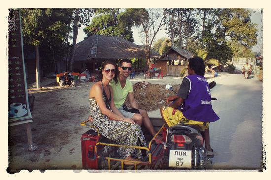 Taxiservice auf Koh Lipe - mit garantierter Frischluftzufuhr und Nachts sogar mit Weihnachtsbeleuchtung