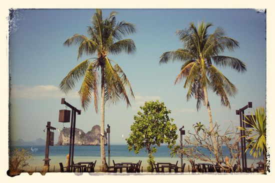 Blick aus dem Restaurant des Thanya-Resorts