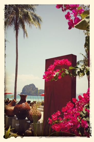 Blick vom Pool Richtung Meer