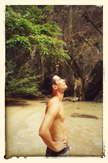 Geiler Typ in der Emerald Cave