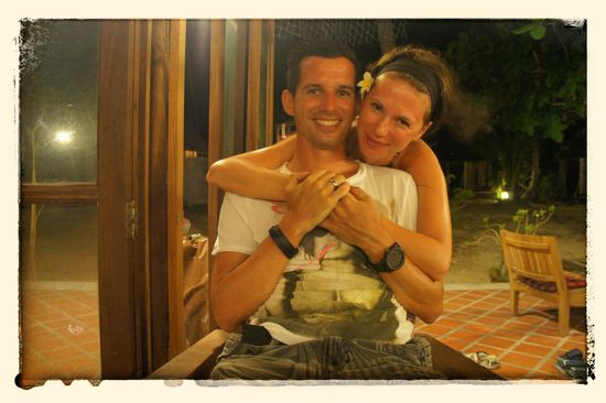 Letztes Abendessen im Coco Cottage Resort. Das Restaurant ist wirklich schön gestaltet und auch das Essen war den Fußweg wert.