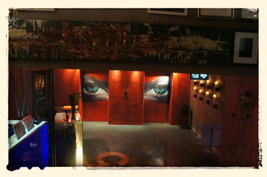 Die Aufzüge zur Dachterrasse