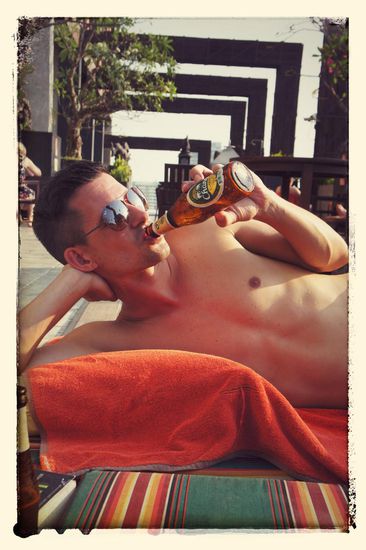 Echtes Urlaubsbier...