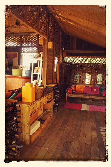 Ein Teil unserer Anlage...Alte Fischerhütten im Vintagestyle