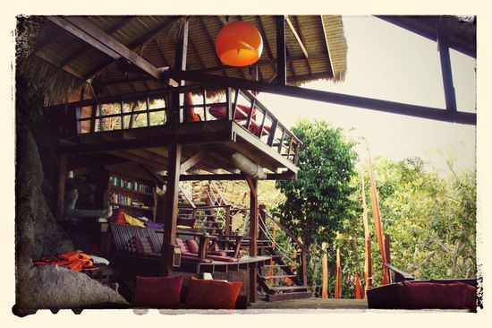 Der Lobby und Restaurantbereich des Serendipity, wo es erst einmal einen sehr leckeren Begrüssungscocktail gab.