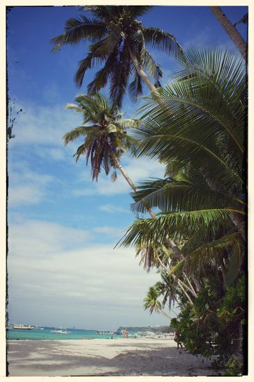 Zentrum der Insel - der White Beach