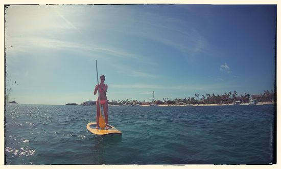 Stand Up paddeln hatten wir eigentlich Vorgestern gemacht, aber die Bilder hatte ich vergessen hoch zu laden und wollte euch diese nicht vorenthalten. We proudly present: Queen of the Board - Ira "Slatter" Bähr