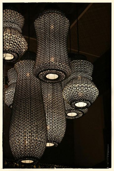 Die Lampen unserer Lobby - sehen wirklich schick aus