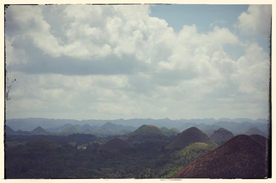 Die Hauptattraktion Bohols - die Chocolat Hills