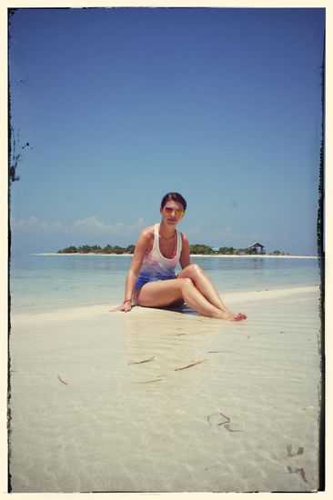 Auch wenn es nicht so aussieht, es gab noch andere Touristen auf der insel, aber ich kann eben saugut fotografieren 