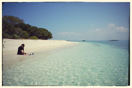 Am strand von balicasag