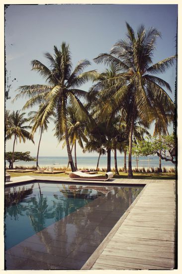 Das wunderschöne ananyana-resort, nur einen katzensprung vom bellevue entfernt