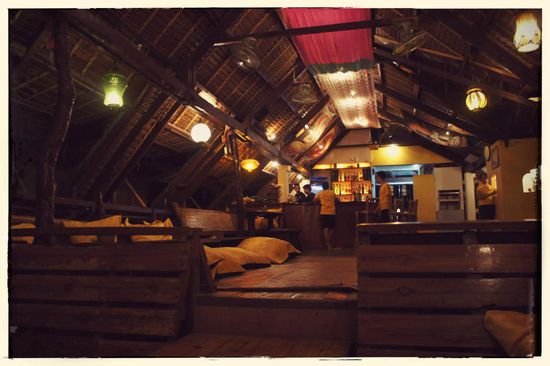 Tolles Ambiente im "True Food"