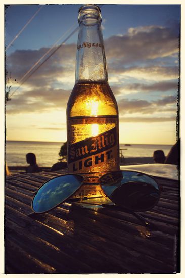 Ich fotografiere einfach gerne Bierflaschen 