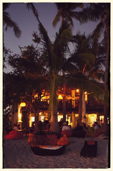 Beanbags und Sitzinseln zum chillen