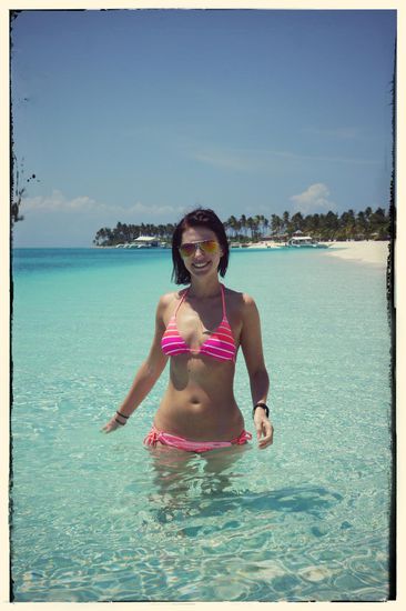 Zum Schwimmen perfekt, zum Schnorcheln etwas mau - leider gab es sehr viele zerstörte Korallen