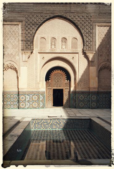 Ohne Touristen noch viel schöner, die Ben Youssef Koranschule