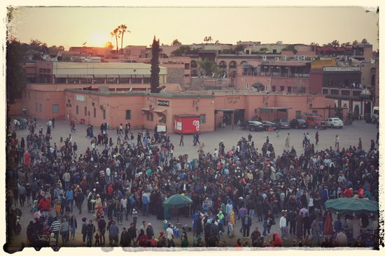 Abends auf dem Jemaa