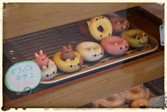 Die volle Auswahl an total süüüüßen Donuts. Wie soll man sich da blos entscheiden?