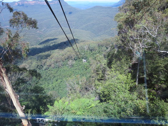 Und mit der Gondel ging es auch noch fast 500m tief hinab