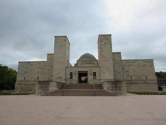 Das Kriegsmusuem und Mahnmal fuer die gefallenen Soldaten Australiens und Neuseelands