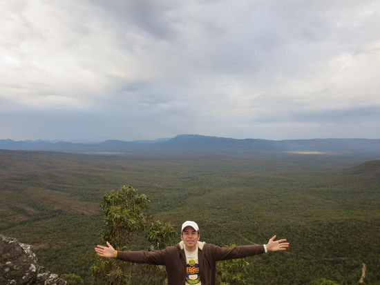 Und die übliche Pose 
