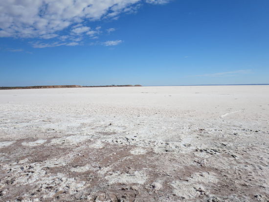 Da würde es der Alex gefallen, Salz soweit man schaut 