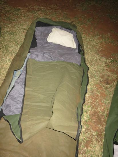 Noch den eigenen Schlafsack drunter, und schon kann man "swagen"