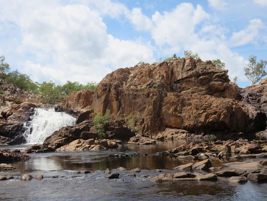 ..., den am oberen Pool war das Baden möglich 
