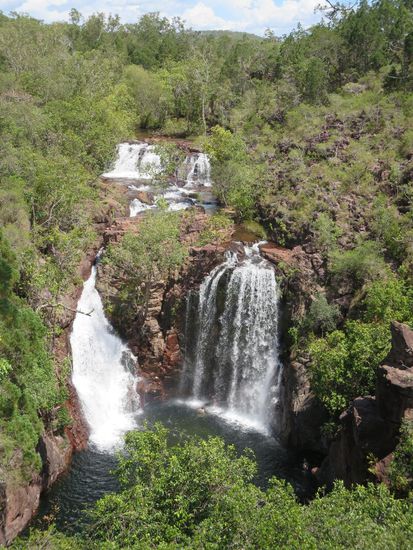 in den obigen Kaskaden war Baden möglich, so hoch kommen die Crocs dann doch nicht
