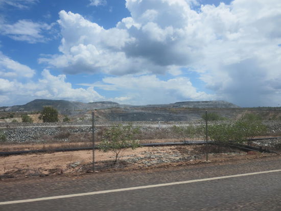 Eine Uran-Mine, die trotz Protesten weiterhin betrieben wird