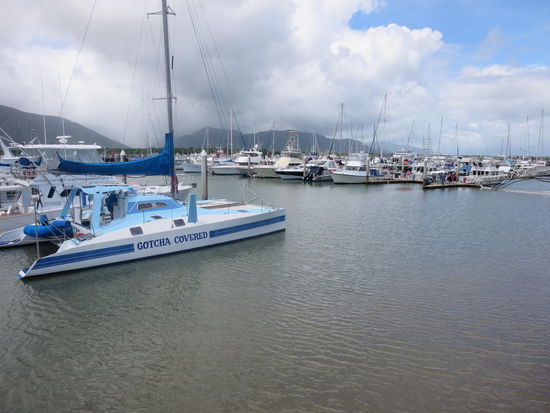 Hafen in Cairns, auch für die vielen Tauchboote ins Great Barrier Reef