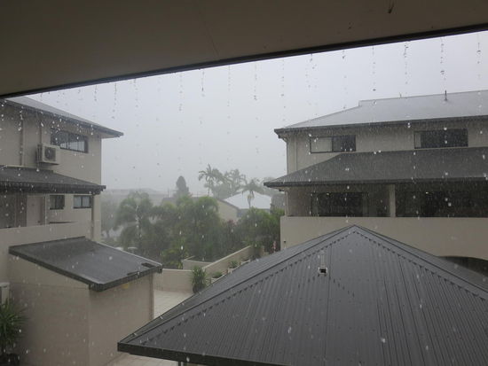 Wind und starker Regen waren jedoch recihlich vorhanden dank der Dame ITA