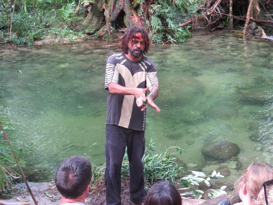 Mossmann Gorge NP, bei dem es nach einer Einführung durch einen Aborigine-Führer weiter ging