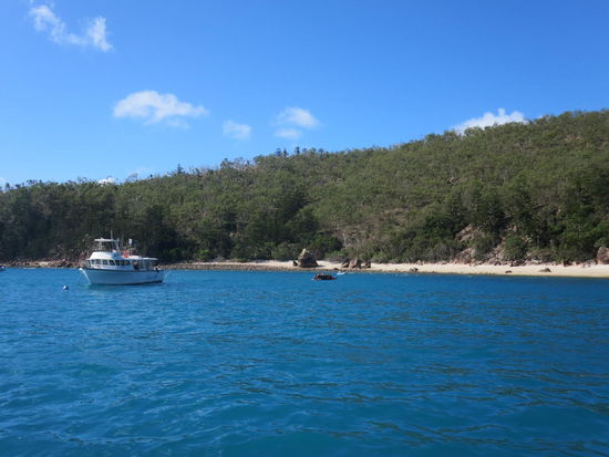 Immer wieder haben wir angehalten für Schnorchel - oder Tauschstops, wobei ich nur ersteres gemacht habe ...