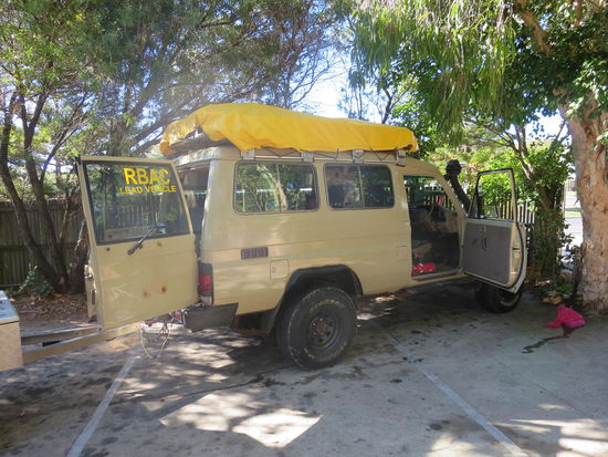 Unserer gruppe war im Leader-Car untergebracht, wir wurden also kutschiert