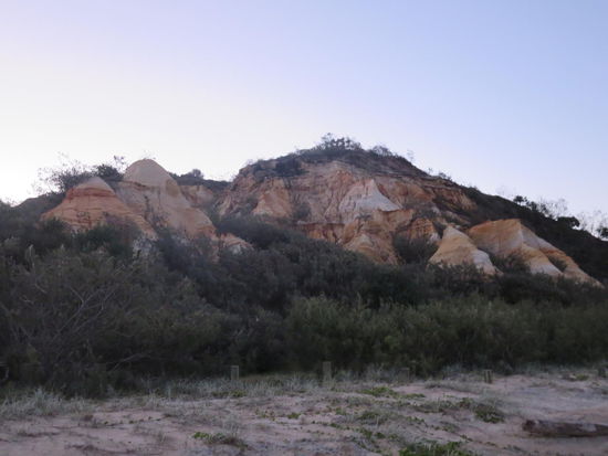 Rocks in der Nähe unseres Campingplatzes