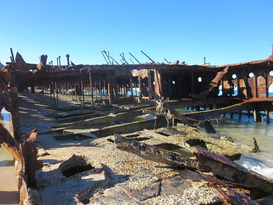 Das Innere, welches nicht mehr viel zu erkennen gibt ...