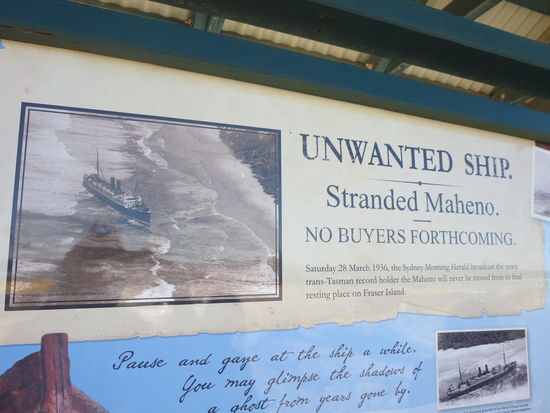 ... und wie es bis 1935 mit Strandung auf Fraser aussah(und hatte damals schon 30 Jahre auf See hinter sich)