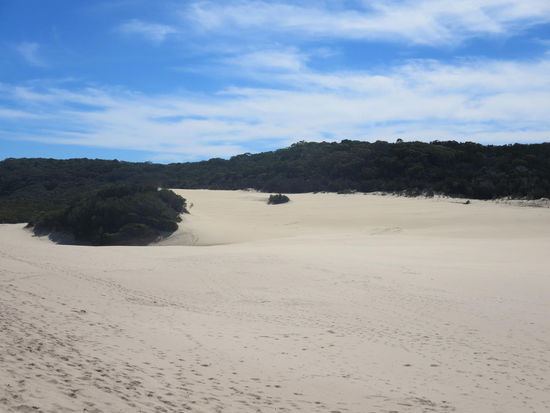 und den Sanddünen, wohin man auch schaut ...