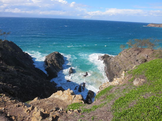 Hell's Gate, an dem es sehr windig war, ...