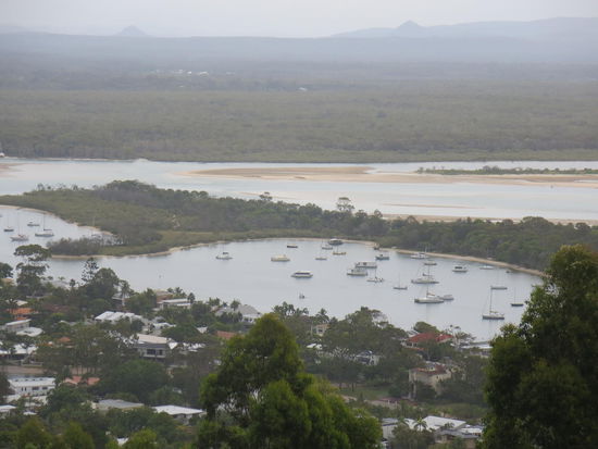 Blick auf Noosa Sounds, ...