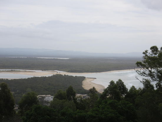... und den Übergang vom Fluss ins Meer