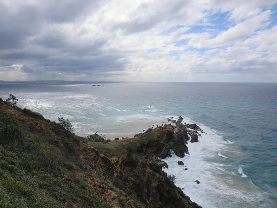Blick auf die rauhe See