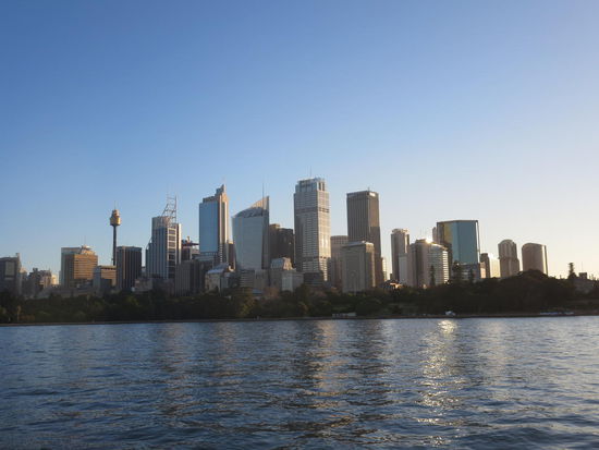 Skyline von der Seite ...