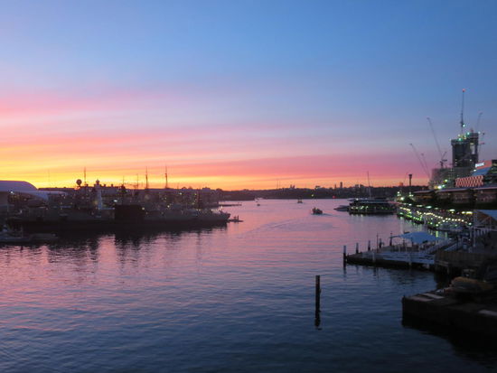 Die letzten Sonnenstrahlen Australiens für mich, da ich am morgen bereits vor Sonnenaufgang im Flieger saß ...
