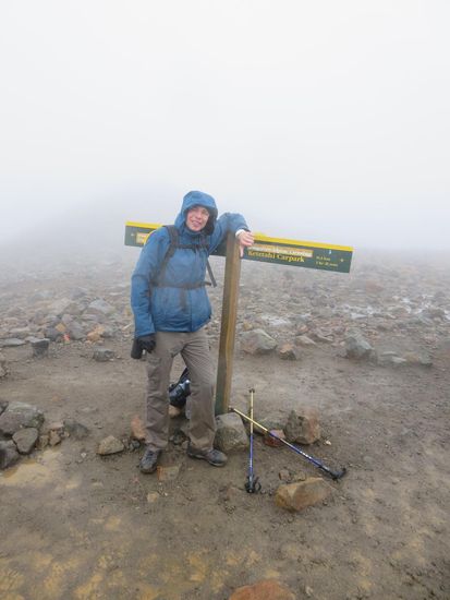 Da war es fast ganz oben, und ich gaaanz nass!