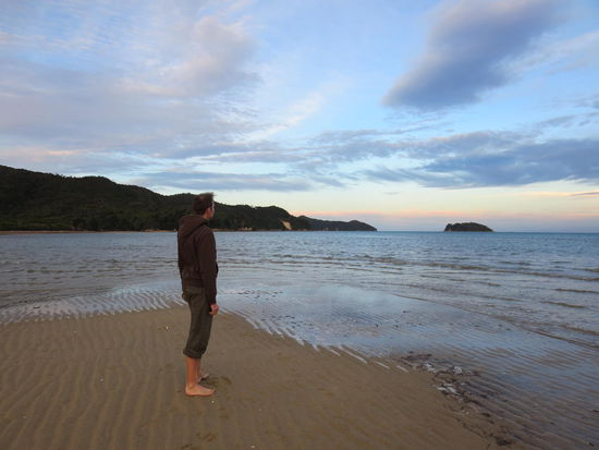 Ab da waren es zurück ca. 1570 Schritte 